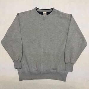 Vintage U Wanna Bet Golf Sweatshirt Medium Heather Gray Mens Crewneck